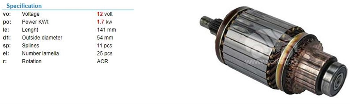 Marş Kollektörü 12v Nissan Primera Almera X-trail Skystar 2.5 Tdı | Ith Im3144