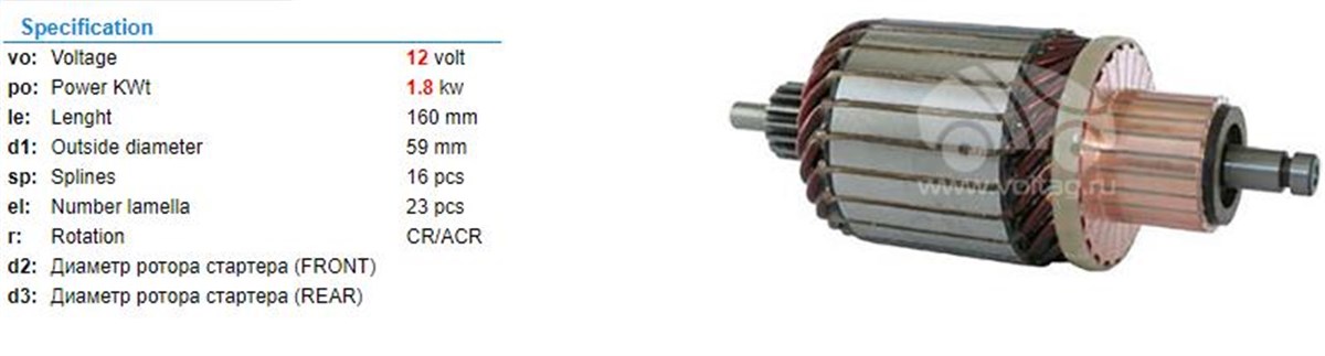 Marş Kollektörü 12v Vw Passat Audi-59x160x16 Im2122 | Ith Im2122