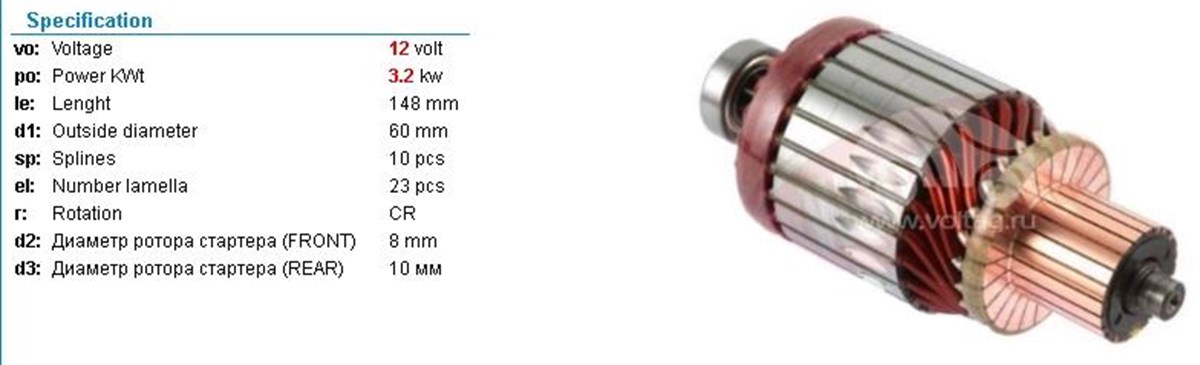 Marş Kollektörü 24v Deutz Iskra 62,5*176*15 | Iskra 16907431