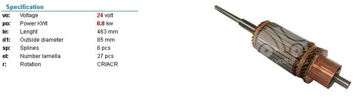 Marş Kollektörü 24v Renault Ağır Vasıta Tır--ım501 | Ith Im501