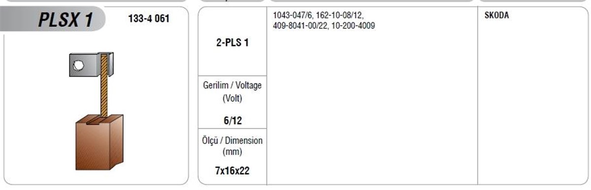 Marş Kömürleri Plsx-1 Mega | Mega Plsx1