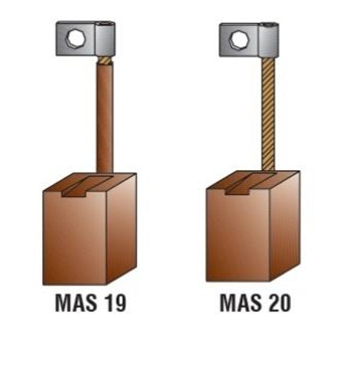 Marş Kömürü 24v Mako Fiat Kamyon 9x16x23mm 7238370305 7238370406 Mt72ab 63217225 | Mega Masx19/20