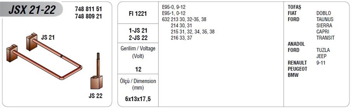 Marş Kömürü Doğan Şahin Jsx-21-22 131 | Mega Jsx21/22
