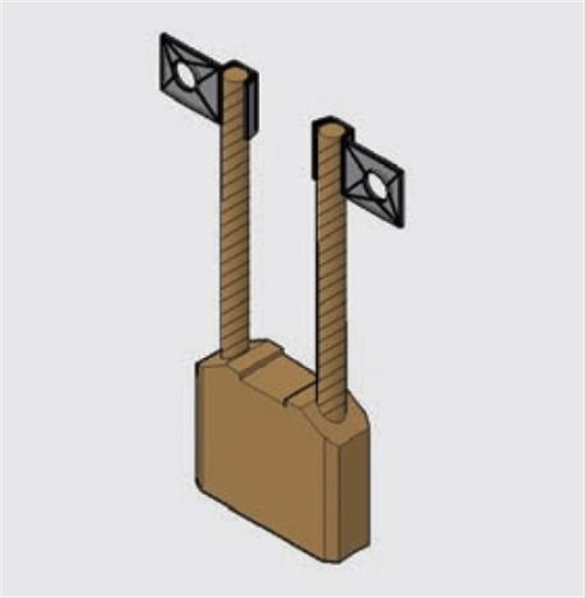 Marş Kömürü Isuzu Premier 7*25*15 (john Deere Mıtsubıshı Toyota Caterpıllar Hıno Isuzu John Deere Mercury Marıne Onan) (9x30x26 | Mega Jasx35