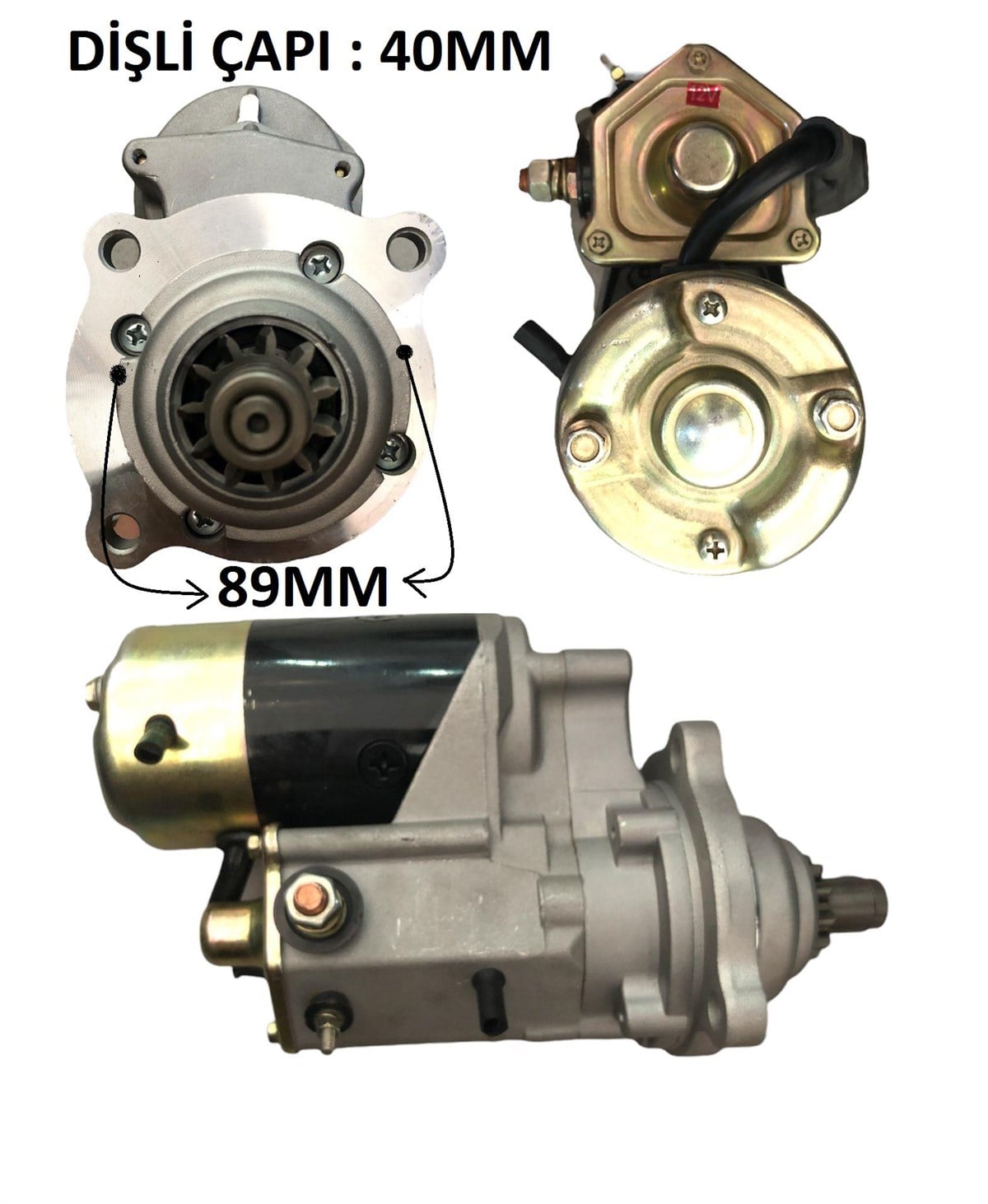 Marş Motoru 12v 11diş Volvo Penta Densotip | Ith Str12800001350