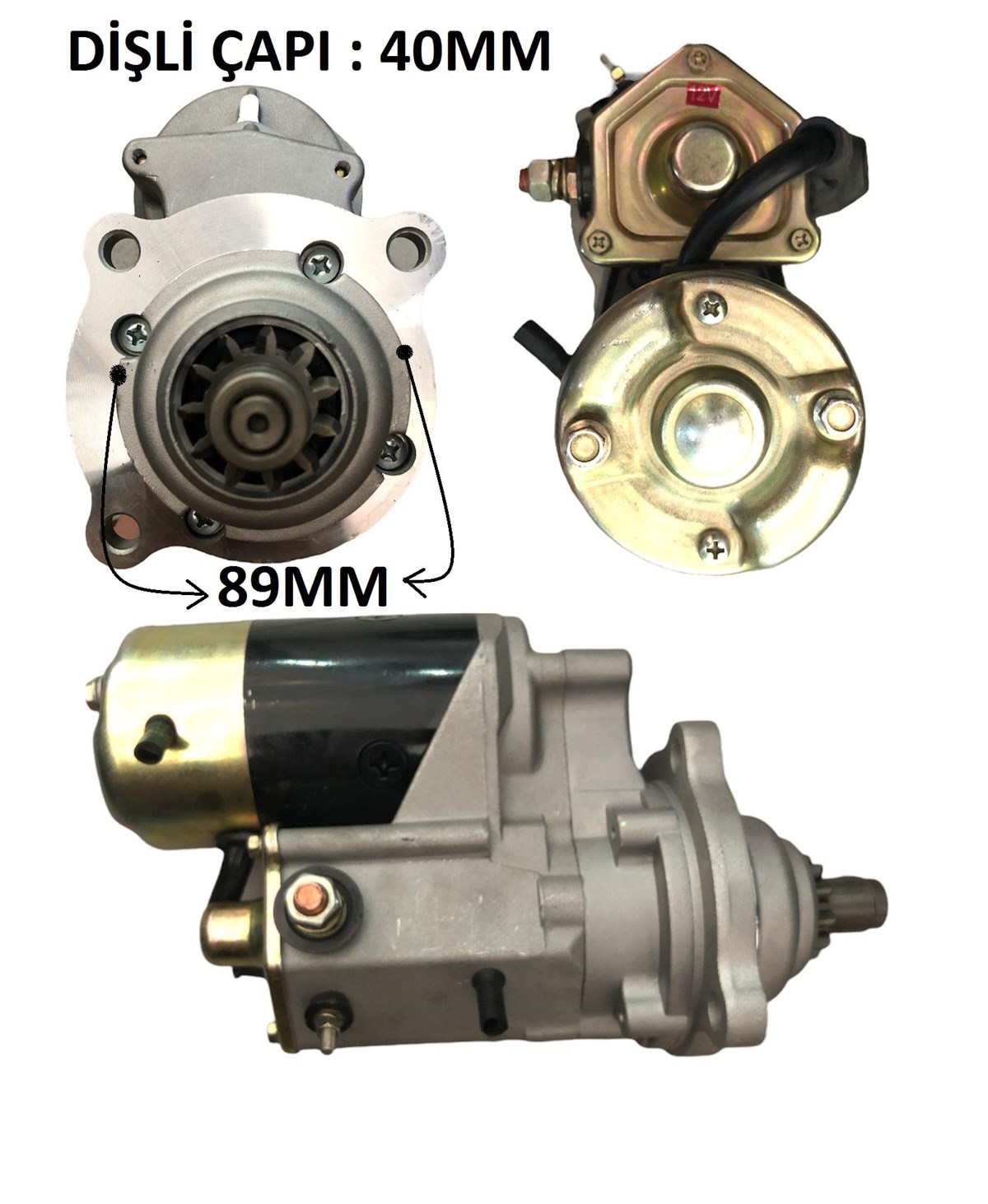 Marş Motoru 12v 11diş Volvo Penta Densotip | Ith Str12800001350