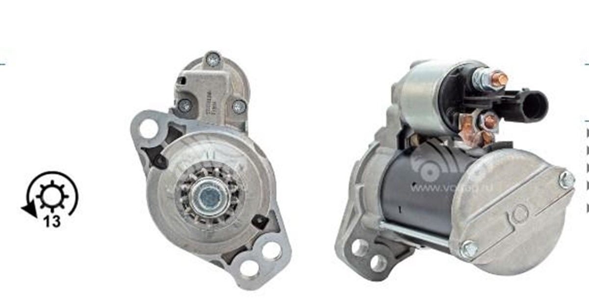 Marş Motoru 12v 13diş 2 Kulak 3 Delık Vw Golf Vıı Start Stop Audı A3 Skoda Fabia | Bosch 0001179510