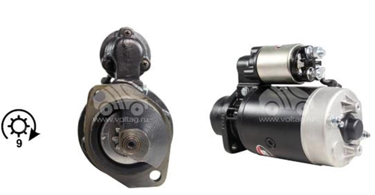 Marş Motoru 12v 9diş Atlas Lombardini Hanomag Sabb Marine Steyr Goldoni | Pluslıne 0001362040