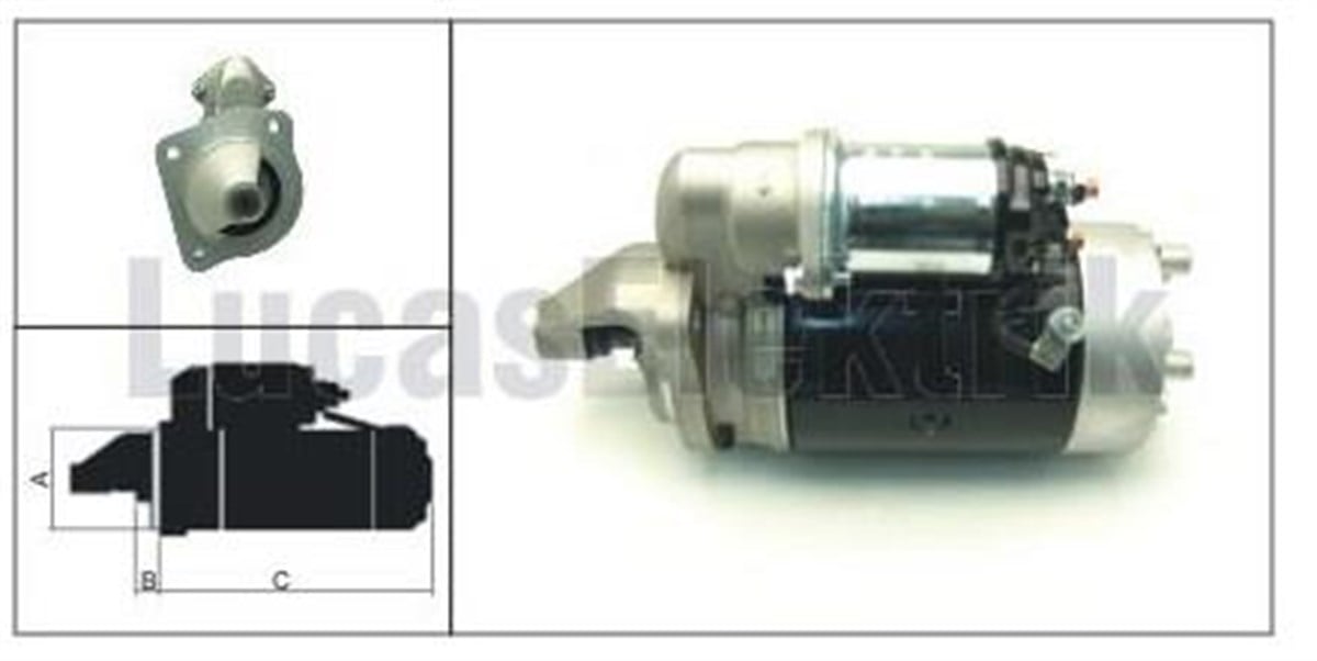 Marş Motoru 24v 10diş As 26 200 Kamyon Perkins Motorlu Tekne | Lucas 61924032