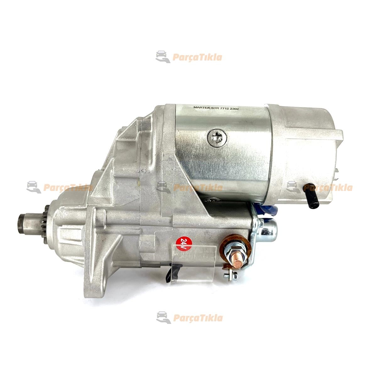 Marş Motoru 24v 10diş Komatsu Hyundai Cummins Komatsu Pinyon Açık 2 Kulak İş Makinası Hyundai Kamatsu Robet Komatsu Pc Str7712 | Martek Str7712