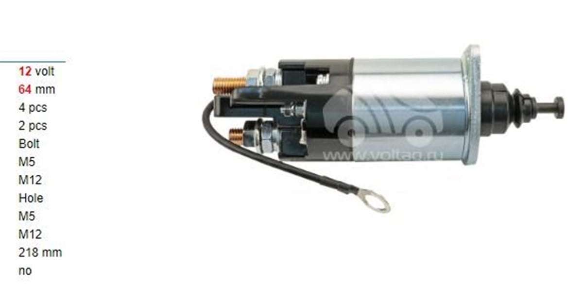 Marş Otomatiği 12v Komatsu D80 D85 Champıon Greyder Dev Fatih Caterpıller Case New Holland | Remark Nd103a