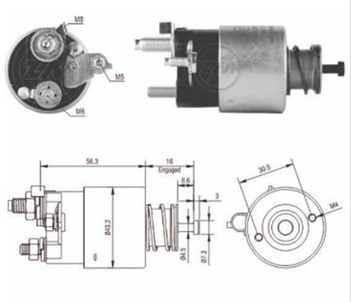 Marş Otomatiği 12v Nissan March Micra Note Versa Küçük Otomatik Mikra 5mm Cıvatalı 00233001hc1a | Ith Mo233431hc1a