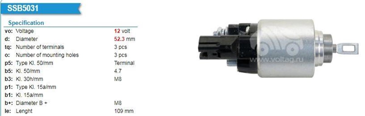 Marş Otomatiği 12v Toyota Avensis Corolla Auris | Ith Modrdb321
