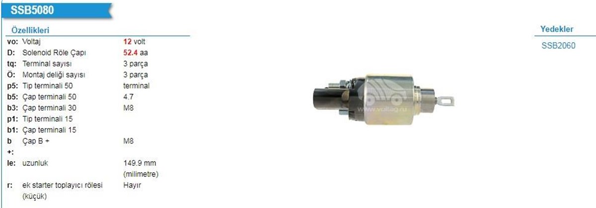 Marş Otomatiği 12v Vw Audi Seat Skoda Ym Yuvarlak Soketli | Bosch 2339305337