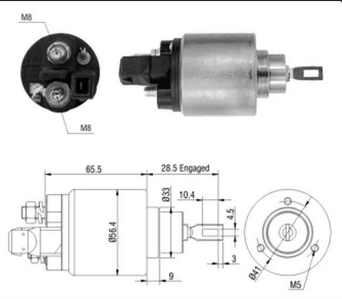 Marş Otomatiği 12v Vw Audi Transporter Bosch Tip | Ith Mosh972