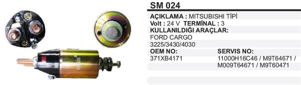 Marş Otomatiği 24v Renault Premium Tır Ford Gargo | Ith Mosm024