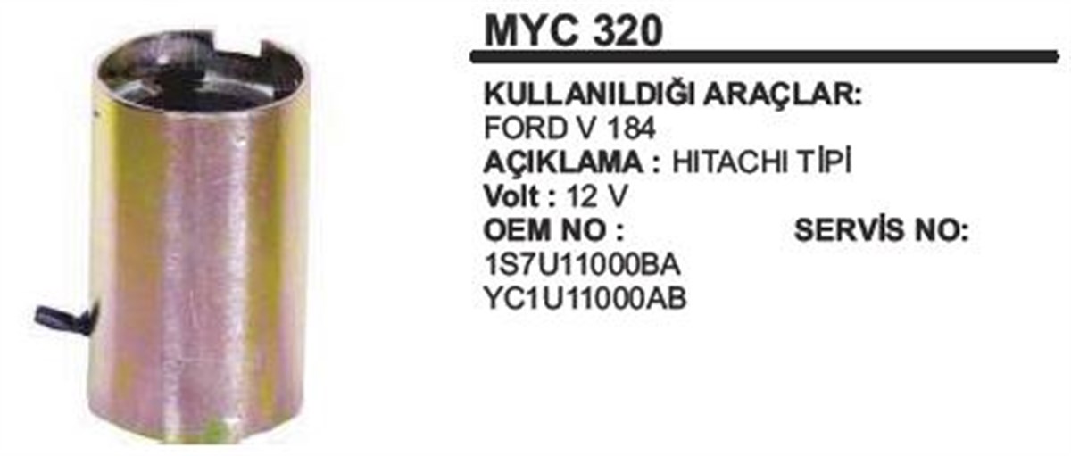 Marş Yastığı 12v Ford Transit V184 79*128 Myc320 | Ith Mymyc320