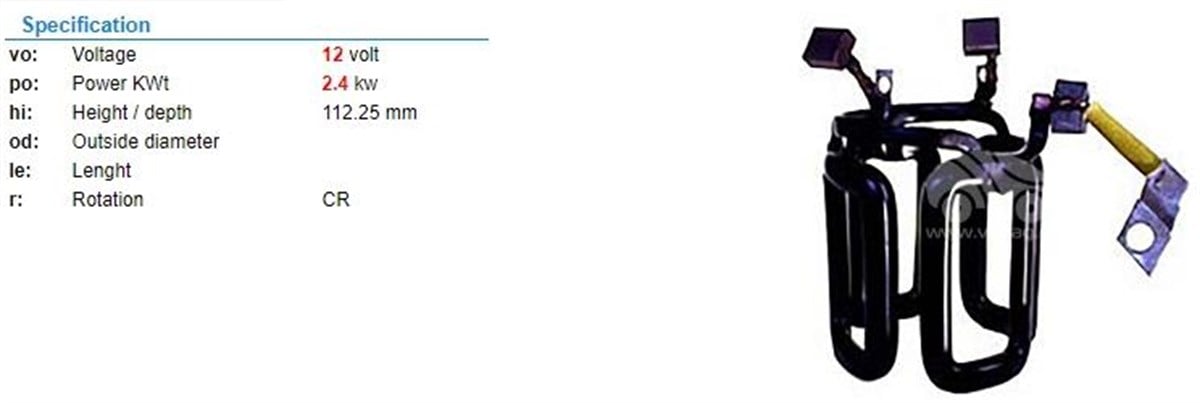 Marş Yastığı 12v Magirus Minibüs 110yb009 | Ith My110yb009