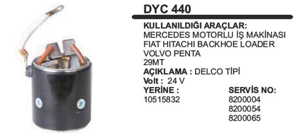 Marş Yastığı 24v Atego Actros 29mt 87.87.97 Dyc440 | Ith Mydyc440