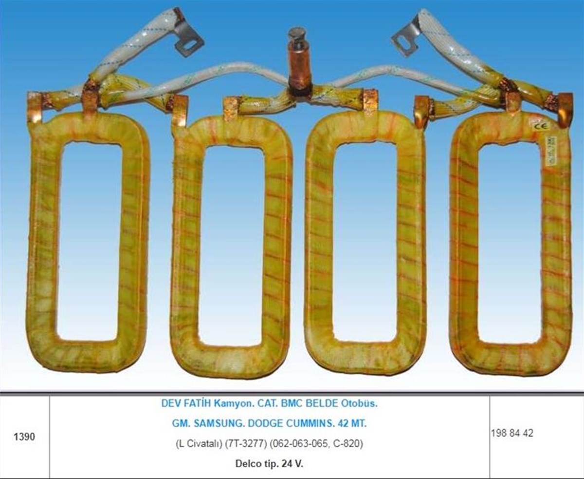 Marş Yastığı 24v Bmc Fatih Dev Fatih Bmc Belde 42mt Cummins 7t3277 42mt 1390 | Gova 1390