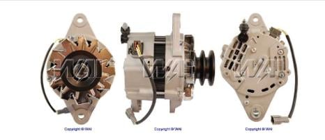Alternatör 24v 50ah (2pk Lı V Kayış) Isuzu Jcb Nh Johndeere Hıtachı Johndeere Excavatör İş Makınası Hidromek Kepçe Alt054 12744 | Martek Alt12744n