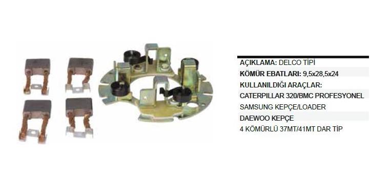 Kömür Yuvası Bmc Profesyonel 37mt 41mt Caterpillar Samsung Kepçe Loader Daewoo Kepçe 37mt Samsung Delco Rx135 Bhd212a | Martek Bhd212a