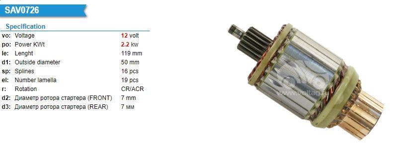 Marş Kollektörü 12v 16diş Valeo Tip Pejo 1007 (peugeot 1007 Cıtroen C3 Vw Golf Mını Cooper Start Stoplu) (ım5270 594683 | Martek Im3161