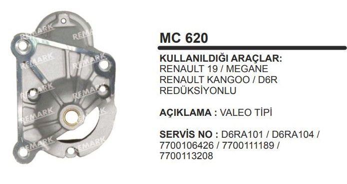 Pinyon Kapağı Renault R19 Kangoo Megane Redüksiyonlu | Martek Mc620
