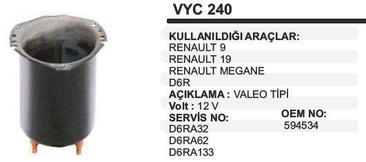 Marş Yastığı 12v Mıknatıs R9-r19 Megan Honda Cıvıc Motorsiklet Düz Laguna 64*89 | Martek Vyc240