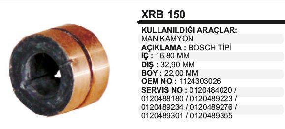 Rotor Bakırı Man Bosch Tip Xrb150 Wrb150 | Martek Xrb150