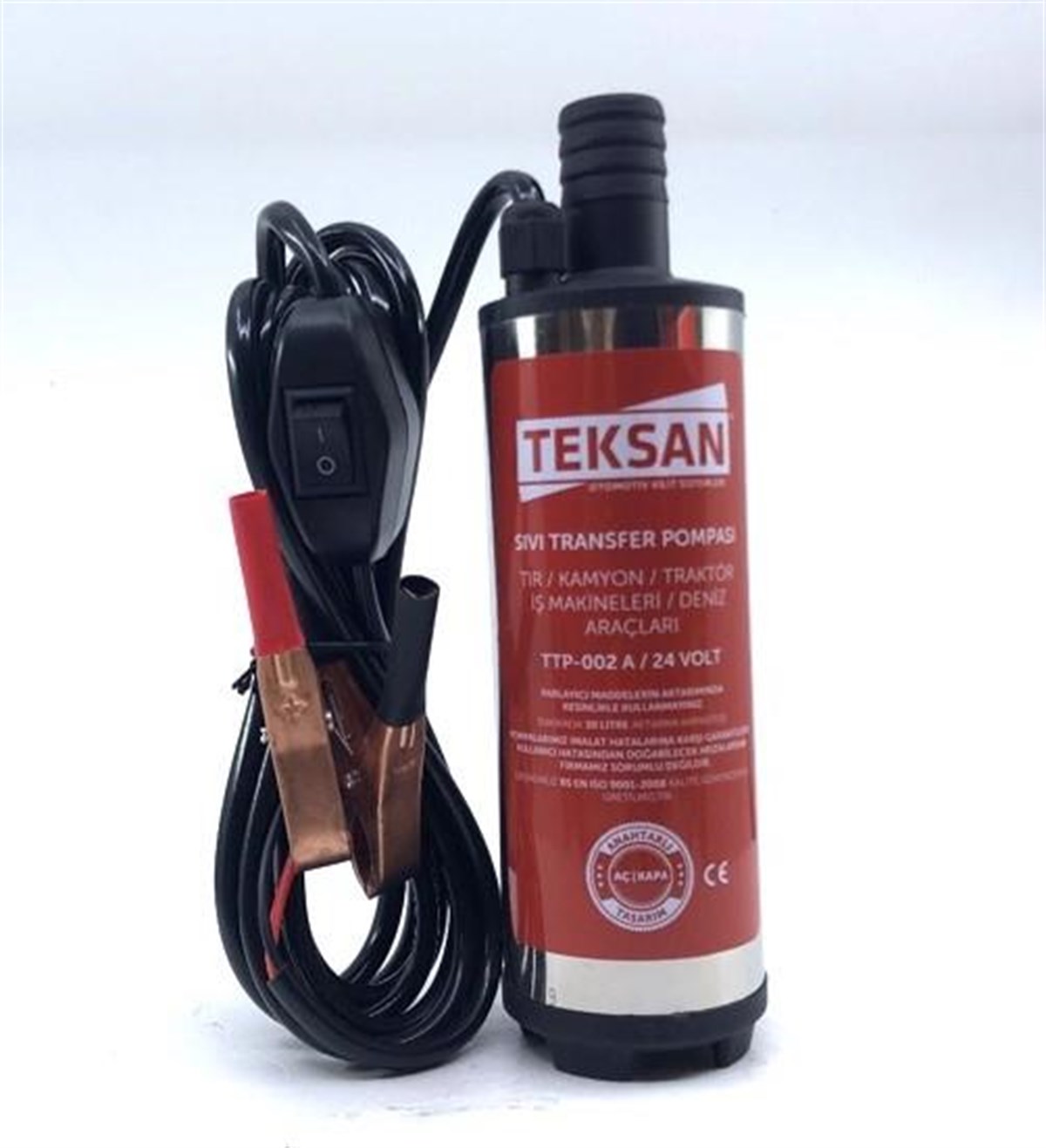 Mazot Aktarma Pompası 24v Büyük | Teksan Ttp002a