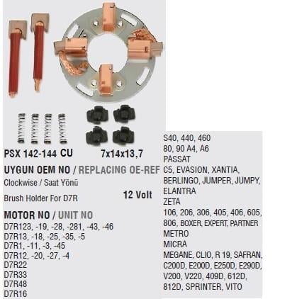 Kömür Yuvası Hyundai Starex H100 Opel Astra Doblo 1.3 D7r Marşlarda Gebe7157 594780 Crafter Amarok Ford Transit | Mega Va1442cu
