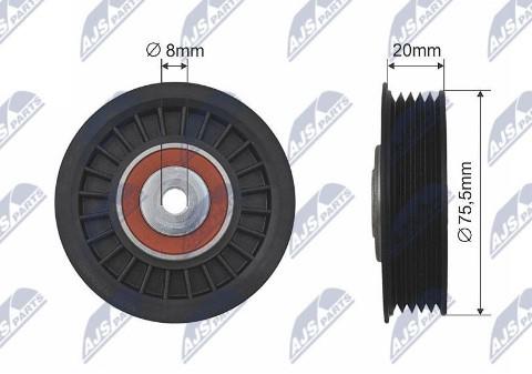 Gergi Rulmanı 8/15x75.5x20 Vw Audi Seat Skoda | Mga 78521
