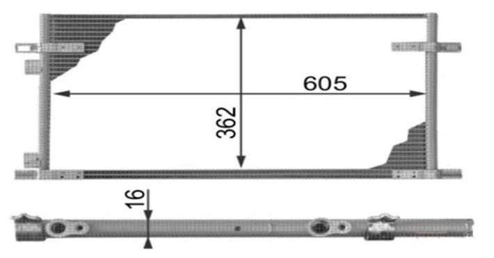 Klima Radyatörü Renault Laguna I (b56,556) 1.6i M-t 1993-2001 | Mga 82117