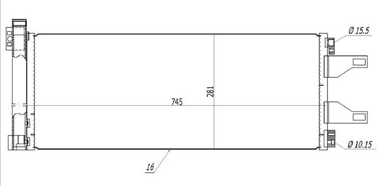 Klima Radyatörü Fiat Ducato3 Peugeot Boxer3 Jumper3 2.2hdı 3.0hdı | Mga 82251