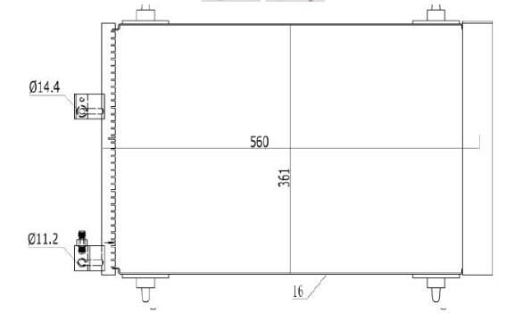 Klima Radyatörü Peugeot 307 (3a/c) Cıtroen C4 1.4 Hdı M-t 2000-2007 | Mga 82299