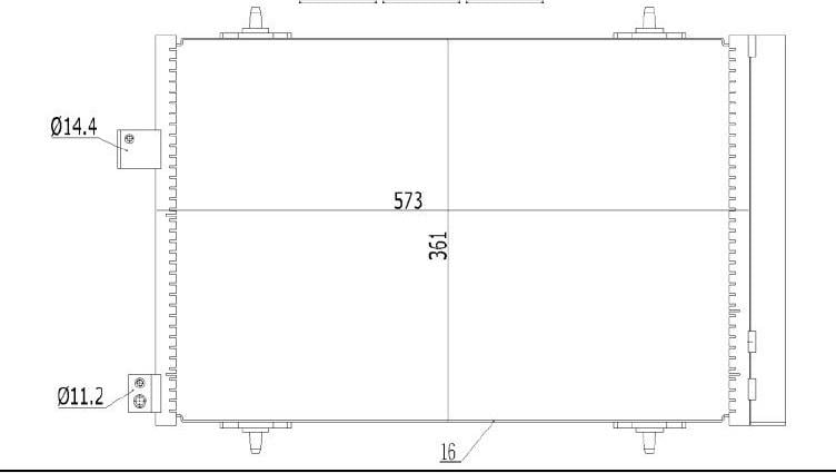 Klima Radyatörü Cıtroen C5 Iıı Peugeot 508 508 Sw 2011 | Mga 82303