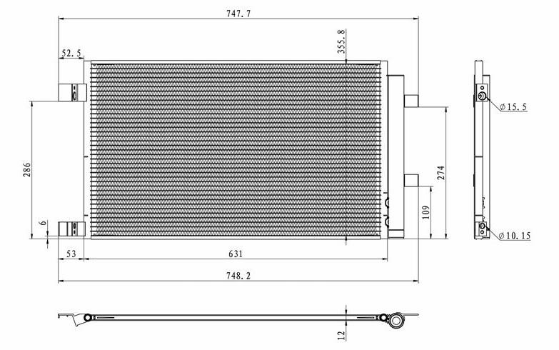 Klima Radyatörü Renault Megane Iv 1.5 Dcı Euro 6 2016- / Nıssan Qashqaı Iı 1.5 Dcı Euro 6 2018- | Mga 82437