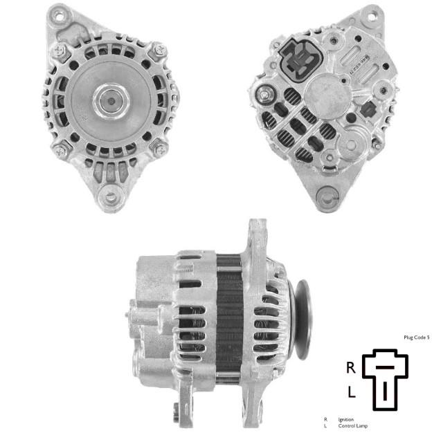 Alternatör 12v 40ah Mitsubishi Hyundai Mini Excavator Caterpillar | Mıta 7tca271
