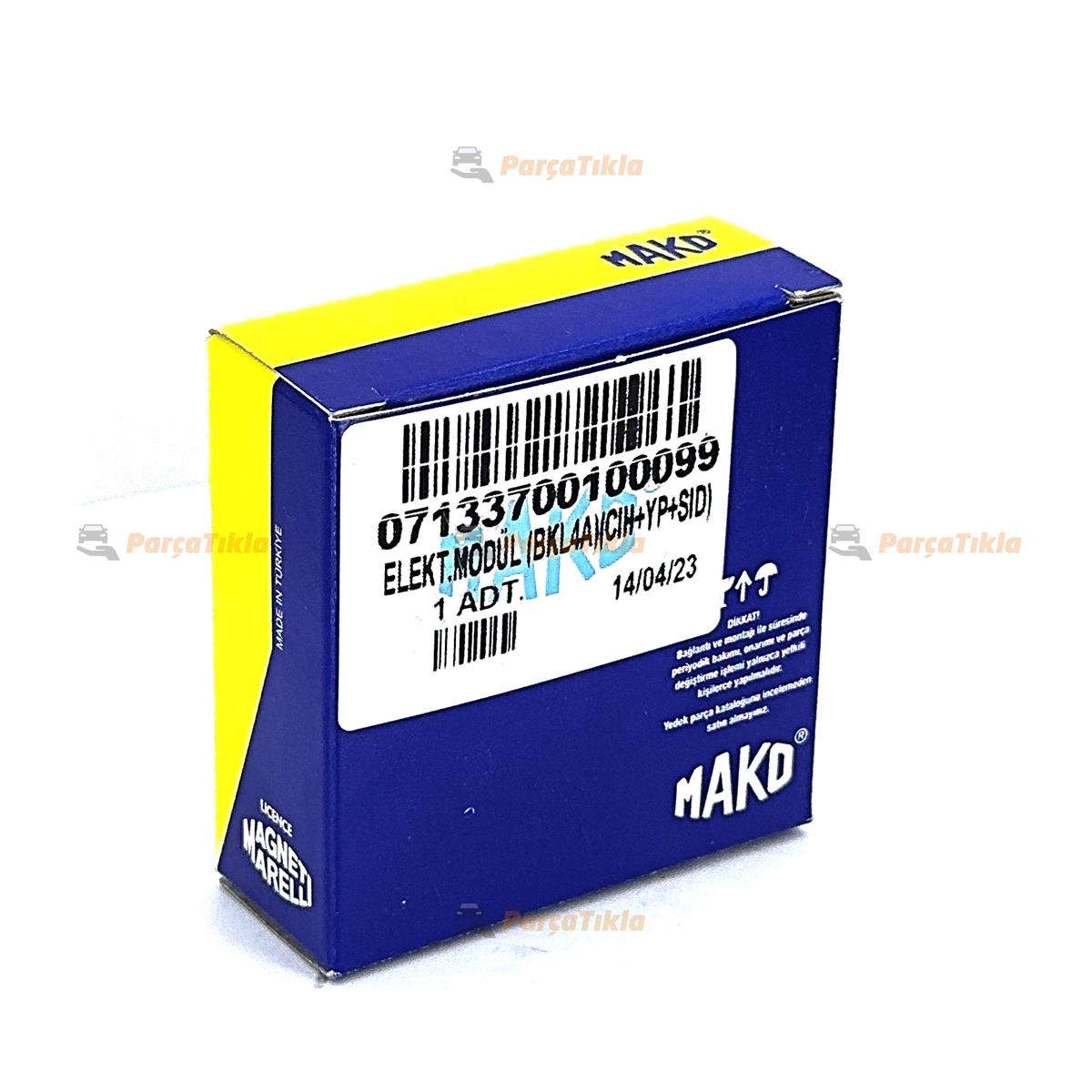 Modül Elektronik Ateşleme Modül Dogan Slx Tempra Tipo Uno Not-(ürün Montajı Yapılınca Garantisi Ve İadesi Yoktur) 71337001 | Mako 71337001