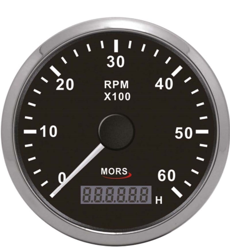 Mors Devir Göstergesi 6000 Devir Siyah Sr14880 |
