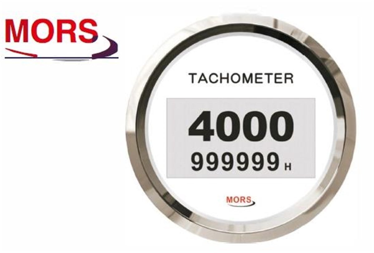 Mors Dijital Devir Göstergesi 4000 Devir Beyaz |