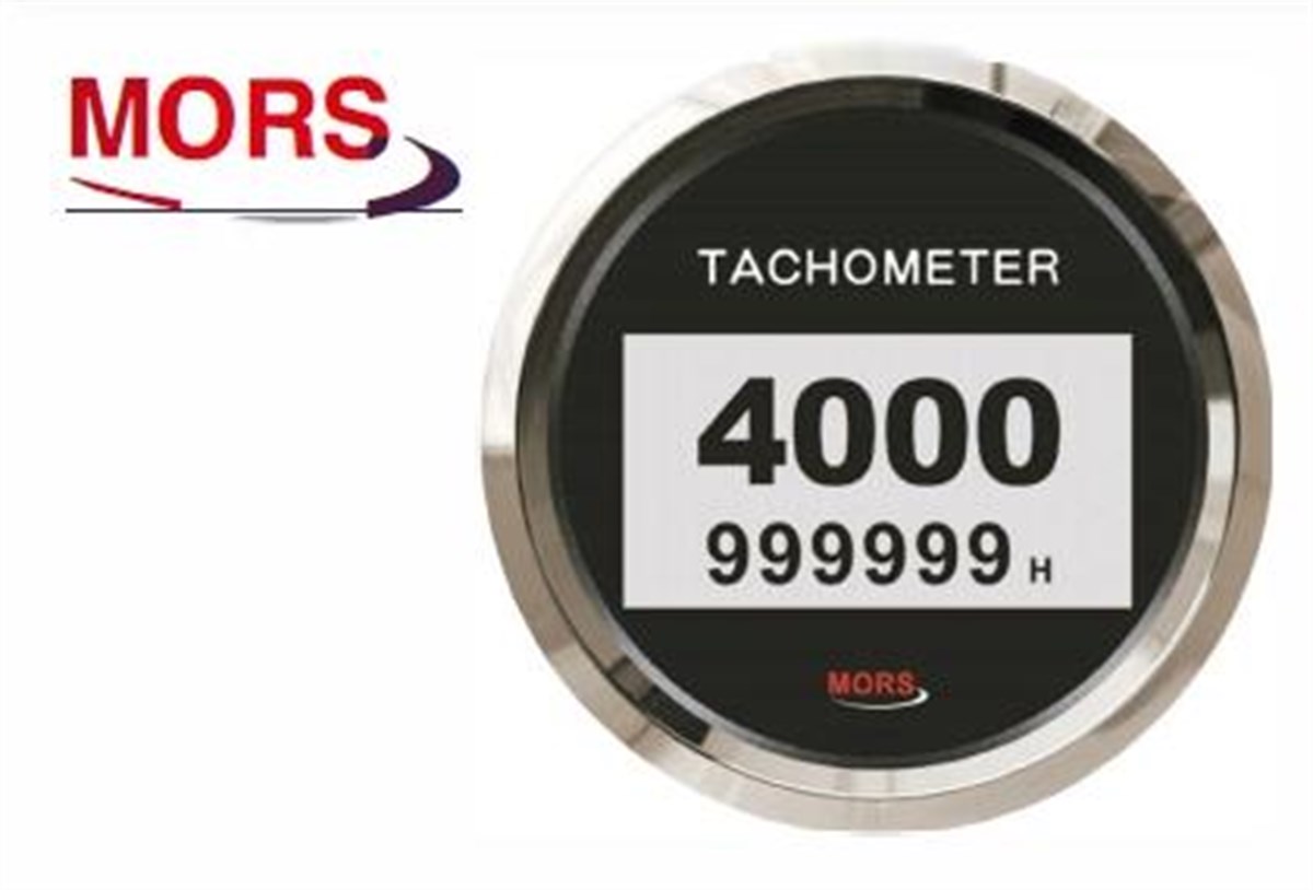 Mors Dijital Devir Göstergesi 4000 Devir Siyah |