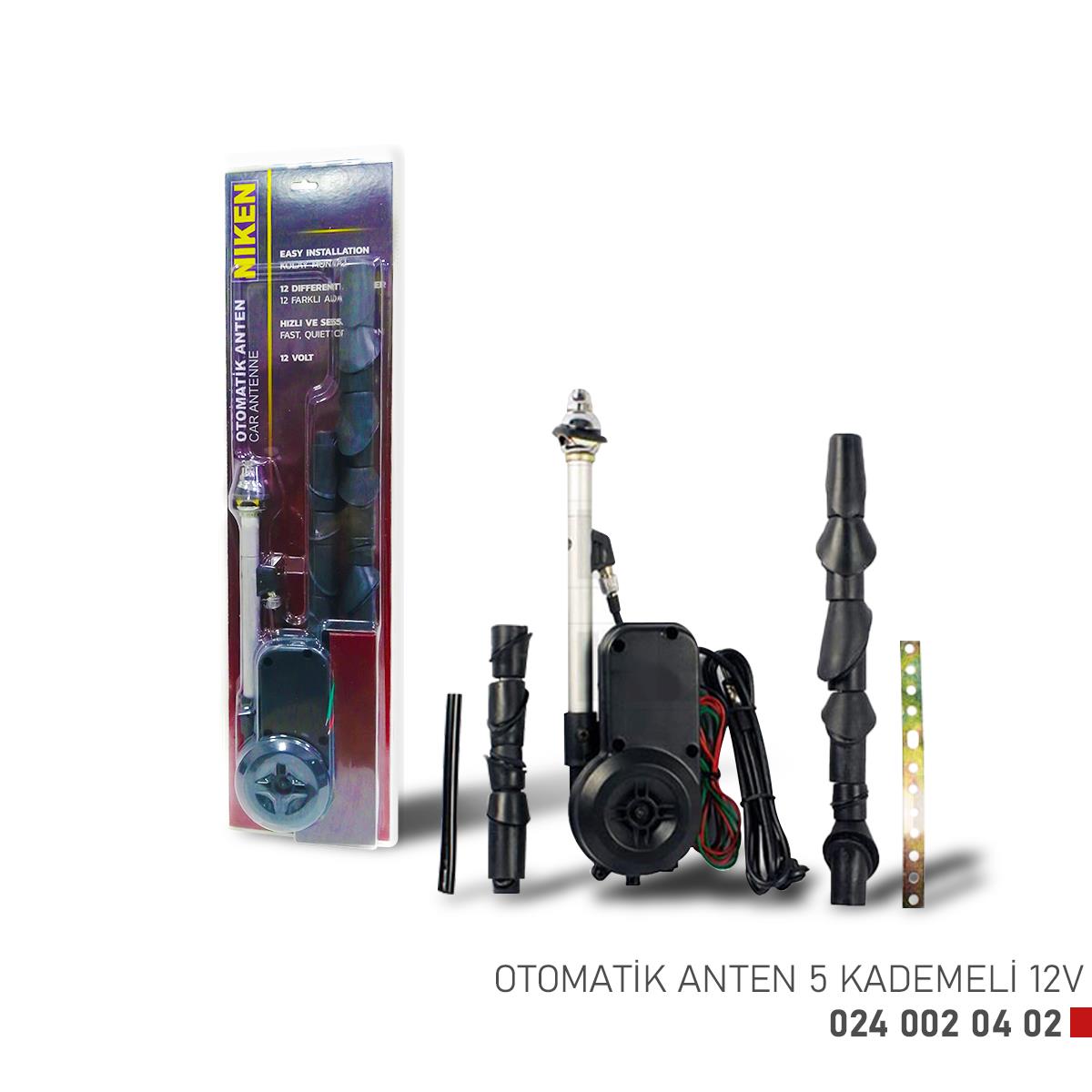 Otomatik Anten 12v 5 Kademeli Mercedes | Nıken 0240020402
