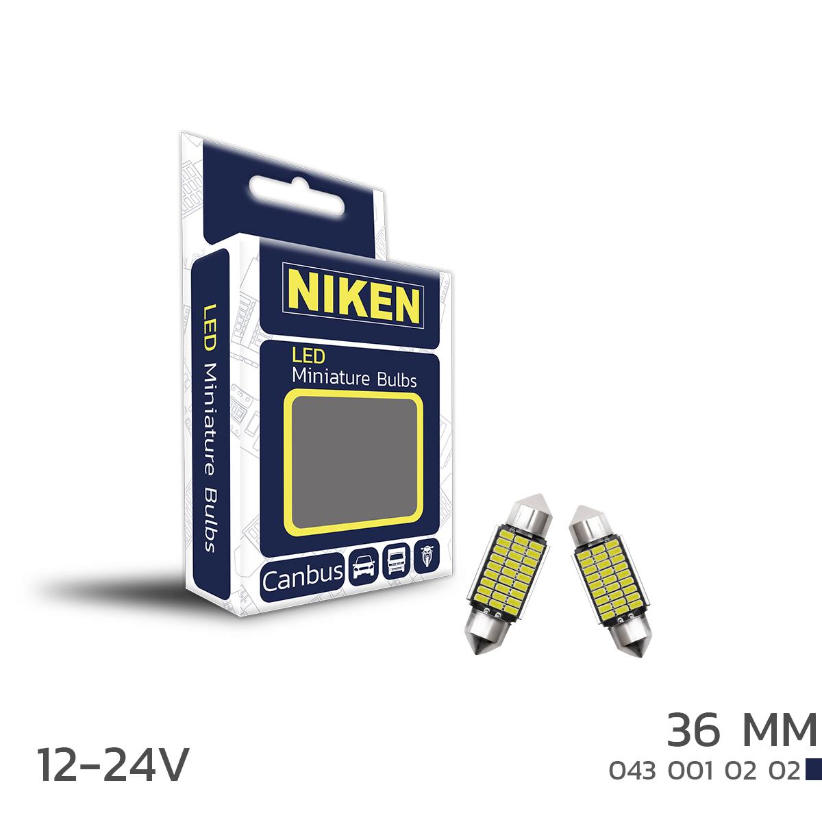 Led Ampul Sofit Canbus Led 36mm Japon Kısa | Adet | Nıken 0430010202