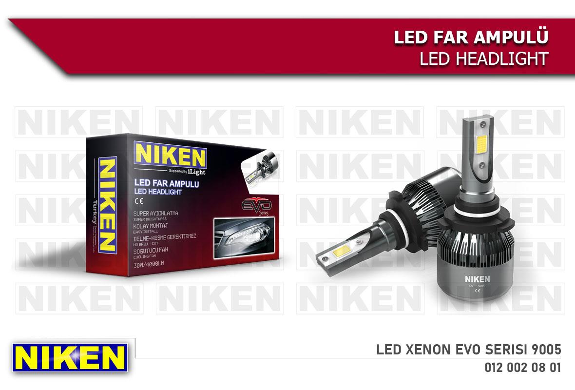 Ampul 9005 Led Xenon Set 12v | Nıken 9005
