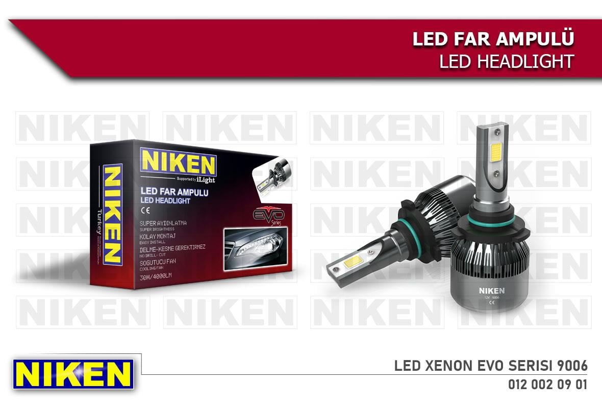 Ampul 9006 Led Xenon Set 12v | Nıken 9006