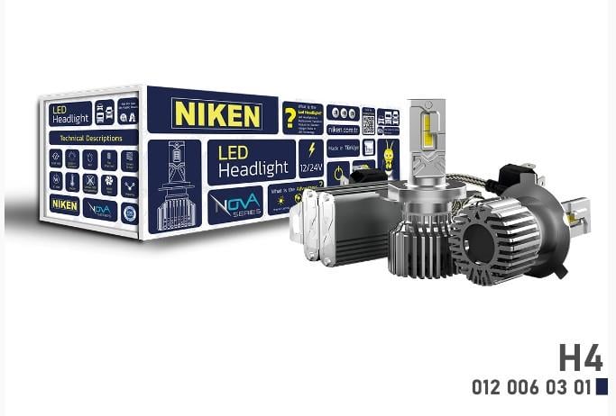 Ampul Nova H4 Led Xenon Turbo Fanlı Set | Nıken Novah4