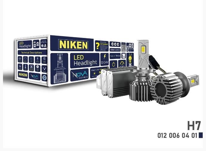 Ampul Nova H7 Led Xenon Turbo Fanlı Set | Nıken Novah7