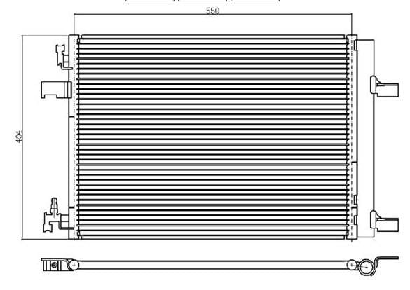 Klima Radyatörü Chevrolet Cruze Opel Astra J Zafira C Mga 82260 Valeo 814201 Kale 391100 Veka 433221 Cop136016 13267648 | Nrf 35918